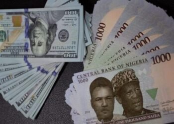 Naira firms slightly against dollar, trades near N1,344
