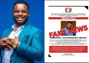 EFCC denies fake wanted poster on Comedian Sabinus, warns against misinformation