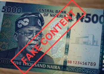 CBN debunks viral claim of new N5,000 Note featuring President Tinubu, calls image fake