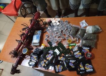 Police intercept drugs hidden in bulbs, recover firearm in Delta