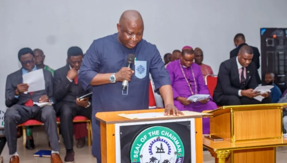 Isoko North Chairman presents ₦15.76bn 2026 ‘Budget of Consolidation’ to Legislative Arm