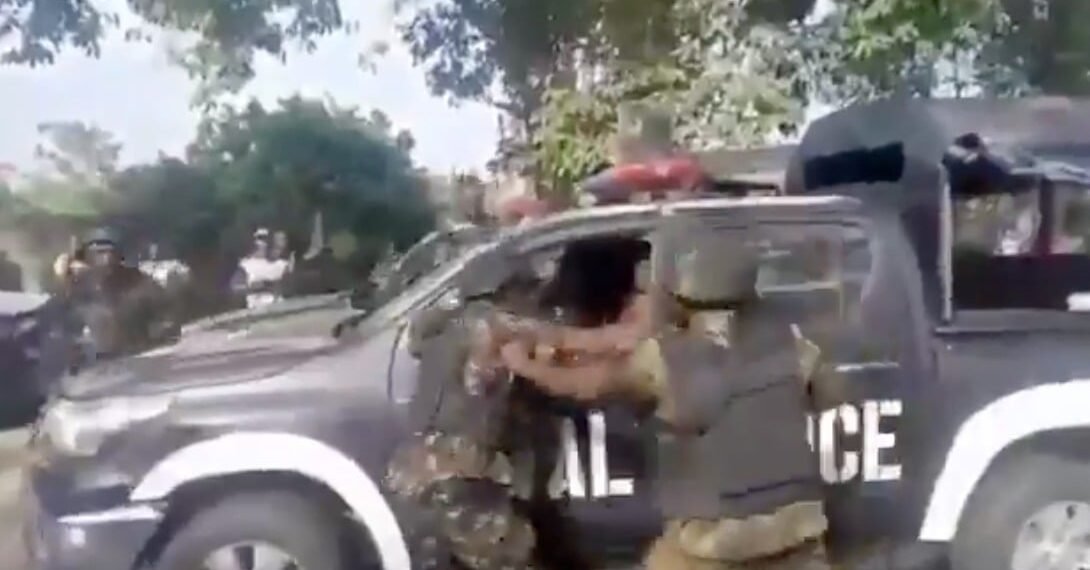 Military personnel exchange blows during Tinubu's visit to Bayelsa