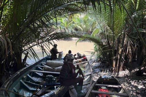 Navy raid suspected militant hideout along Rivers- Bayelsa creek corridor