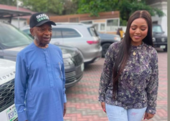 Regina Daniels hails Arthur Eze as “boss of bosses” in trending photo
