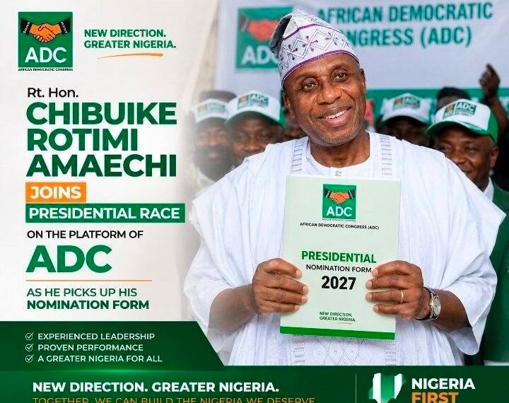 Amaechi’s ADC presidential bid will strengthen party ahead of 2027 — Eze
