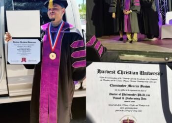 R&B super star Chris Brown receives honorary doctorate in visual & performing arts