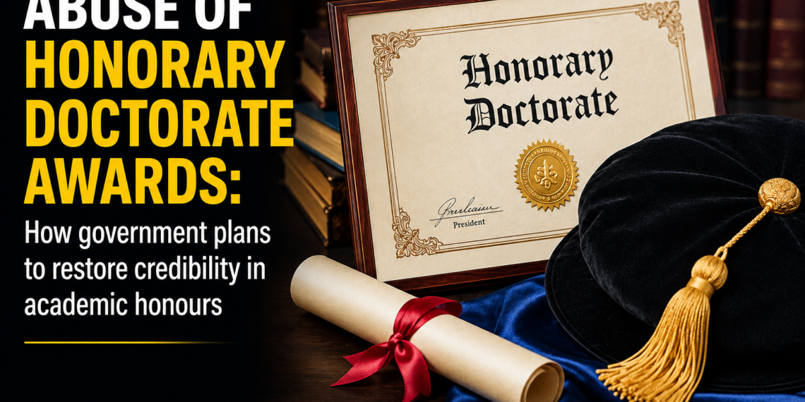 Abuse of Honorary Doctorate Awards: How government plans to restore credibility in academic honours