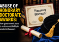 Abuse of Honorary Doctorate Awards: How government plans to restore credibility in academic honours