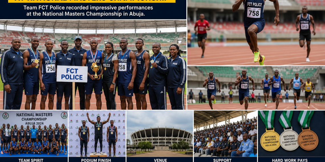 FCT Police athletes shine at national masters championship