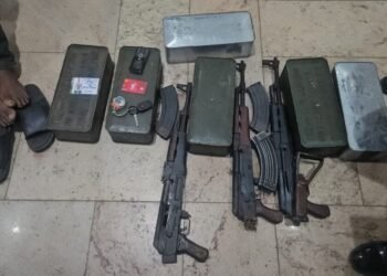Police intercept armed suspects, recover pump-action guns in Delta