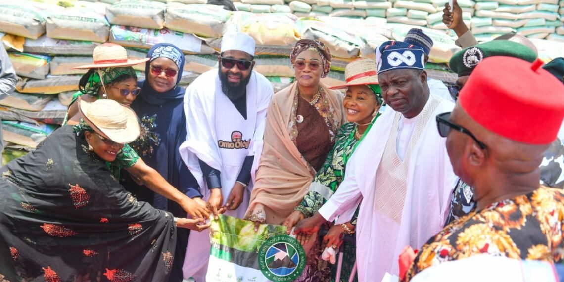 Tinubu's wife seeks shift from subsistence to mechanized farming as Niger deploys 250 tractors for farming season