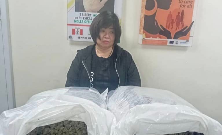 NDLEA arrests Chinese woman with 31kg synthetic cannabis at Lagos airport
