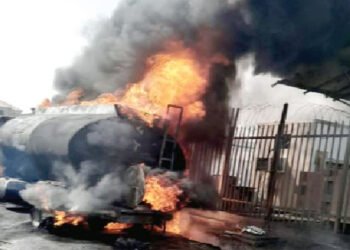 Fire service confirms tanker fire incident in Enugu, says no life lost