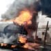 Fire service confirms tanker fire incident in Enugu, says no life lost