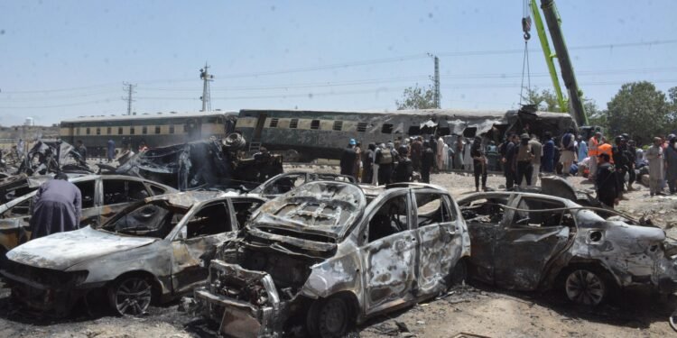 Blast targeting train kills 20, 70 others injured in Pakistan