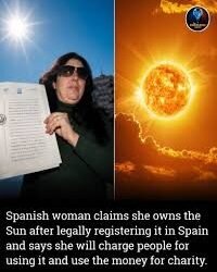 Spanish sparks controversy over claims of owing the sun
