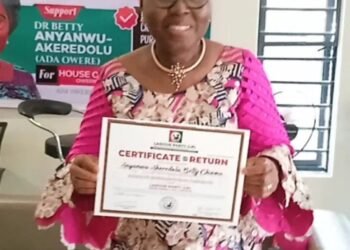2027 Poll: Ex-Ondo First Lady, Betty Anyanwu-Akeredolu wins LP ticket for Owerri federal Constituency