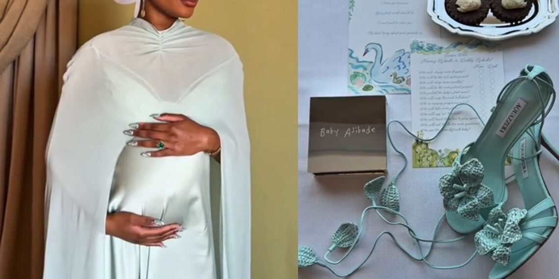 Temi Otedola Ajibade Shares Elegant Baby Shower Moments, Sparks Reactions