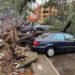 Rainstorm wreaks havoc in Asaba, crushes 3 luxury vehicles, destroys billboards, power infrastructure