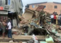 Three-Storey Building Collapses In Lagos