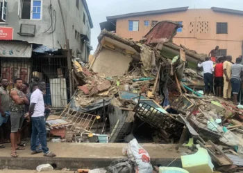Three-Storey Building Collapses In Lagos