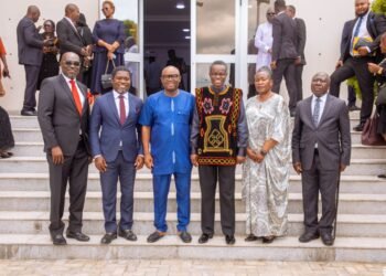 Gov. Diri receives Kenyan activist, lawyer Prof. Patrice Lumumba