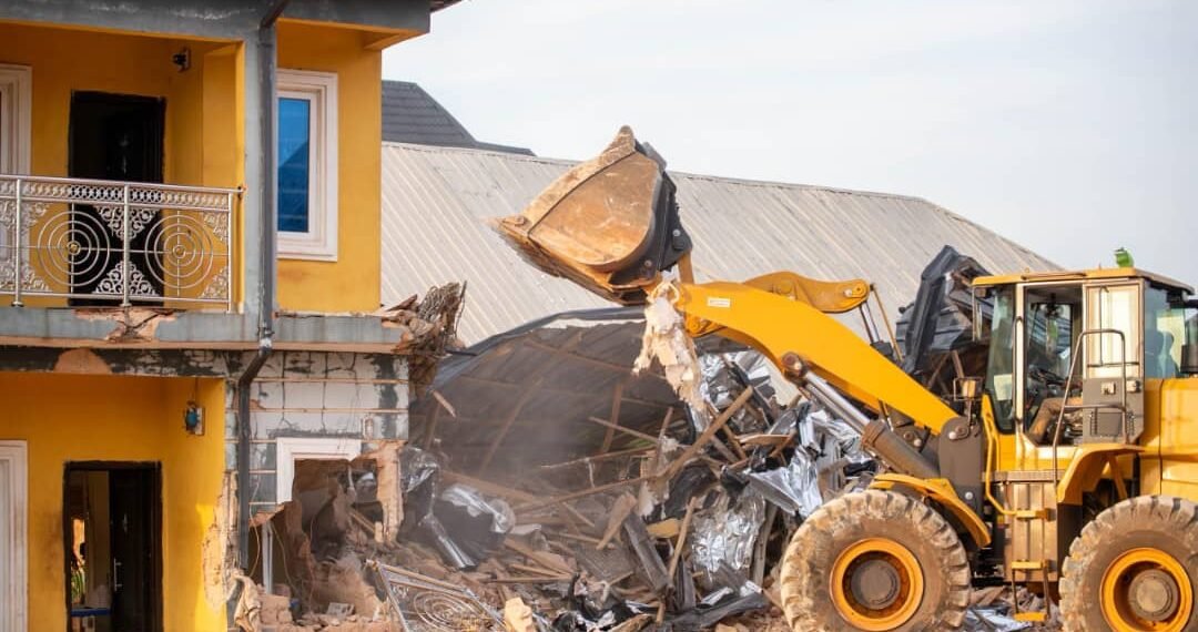 Suspected Ritualist Building Demolished, Another Sealed In Edo