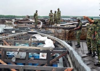 Navy foil attempt to re-establish illegal refining sites in Rivers
