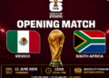 World Cup 2026 begins as Mexico hosts South Africa in historic opening match
