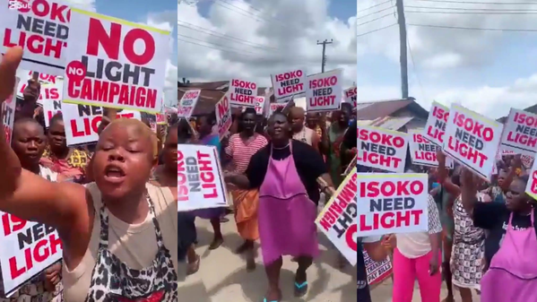 Isoko Group Stage Peaceful Protest At Government House, Demands Completion Of Ozoro 132/33KV Substation