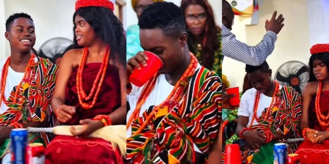 Peller Takes Relationship With Jarvis To Next Level As He Pays Bride Price In Edo