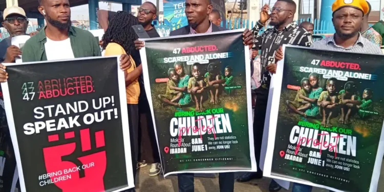 Protests rock Abuja, Ogun, Oyo over abducted Oyo schoolchildren, teachers