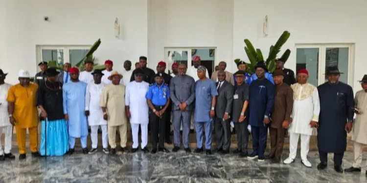 Police engage LG chairmen, traditional rulers on rural security in Delta