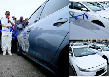 Governor Otu unveils 36 electric vehicles for permanent secretaries in Cross River