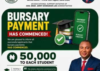 Ika South Commences N50,000 Bursary Disbursement to Students
