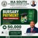 Ika South Commences N50,000 Bursary Disbursement to Students