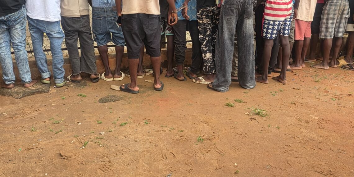 Police Arraign 30 Suspects After Raid On Criminal Hotspots In Delta