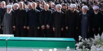 Iran’s Supreme Leader Absent As Senior Officials Attend Ayatollah Khamenei’s Funeral