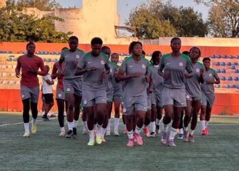 Falconets Draw with All Star International FC Men's Team in World Cup Warm-Up