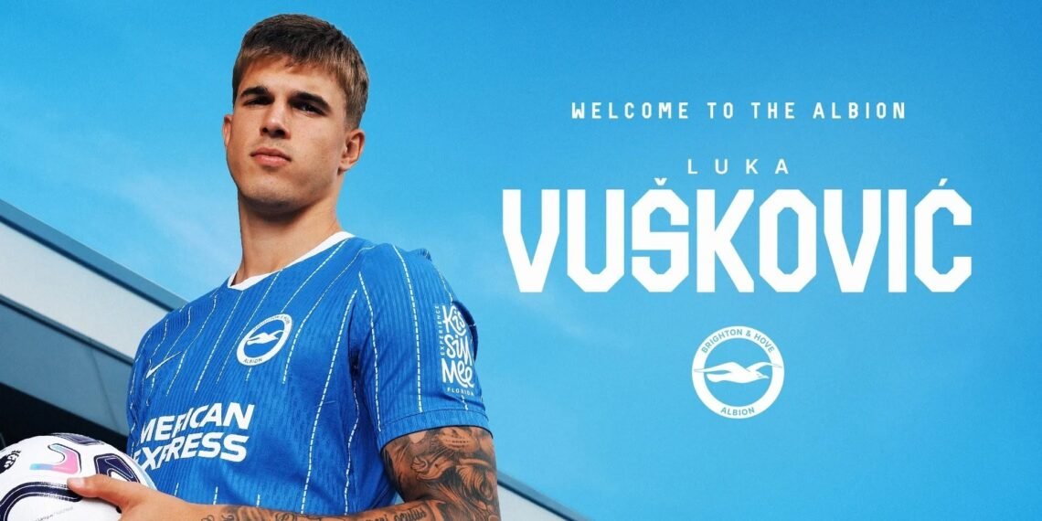Brighton Complete Club-Record £46m Signing Of Luka Vuskovic From Tottenham
