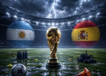 Heavy Rain, thunderstorms, Disrupt Spain, Argentina Preparations Few Hours To World Cup Final