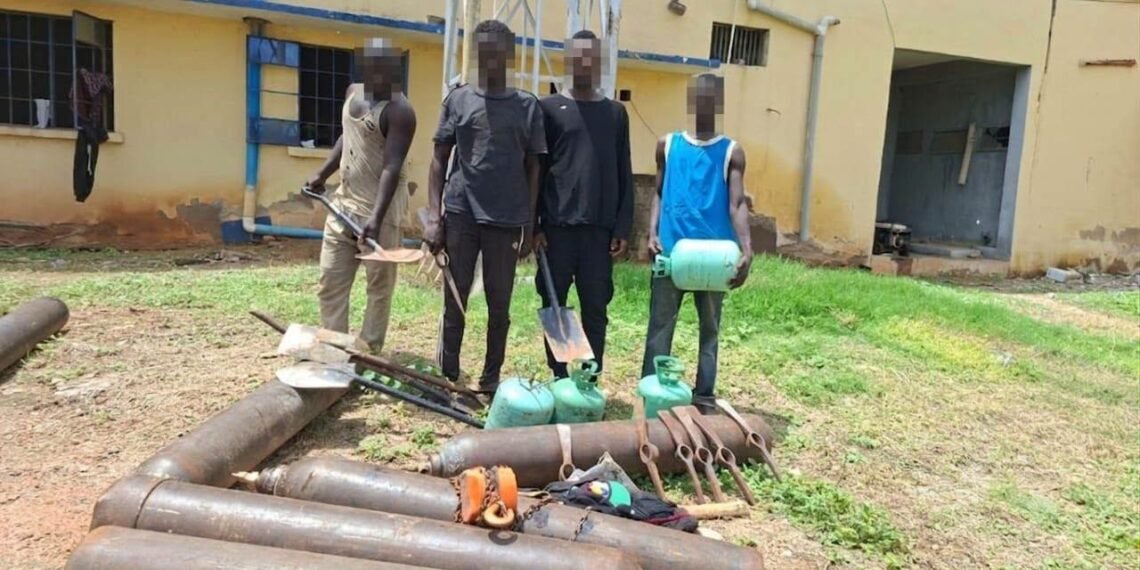 Police Arrest 7, Recover 285 Vandalized NNPC Pipelines in Adamawa