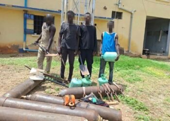 Police Arrest 7, Recover 285 Vandalized NNPC Pipelines in Adamawa
