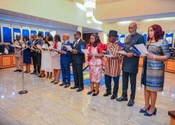 Governor Fubara Swears In 12 New Permanent Secretaries