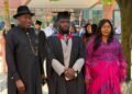Ex-President Jonathan, Wife Celebrate Son's Graduation From UK University