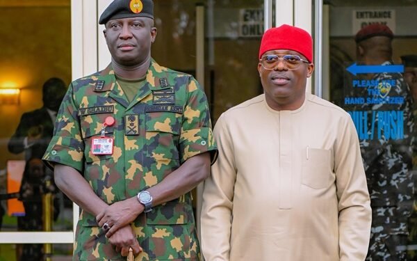 Governor Fubara Hails Army's Efforts In Combating Pipeline Vandalism, Oil Bunkering