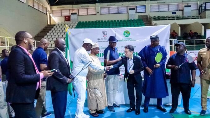Japan Donates Badminton Equipment To Strengthen Grassroots Sports Development in Nigeria