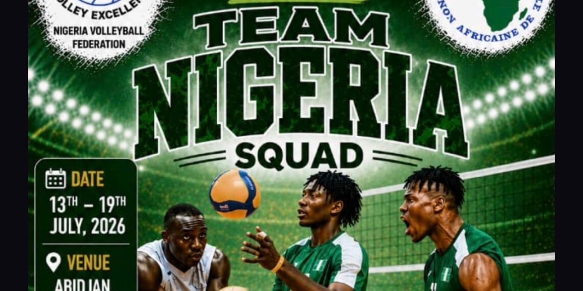 NVBF Announces 14-Man Squad For 2026 African Nations Cup Zone 3 Volleyball Qualifiers