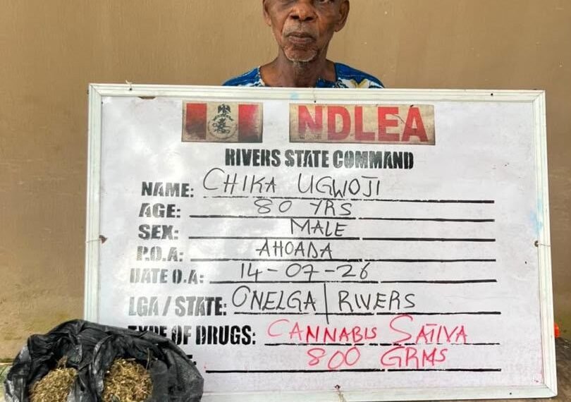 NDLEA Intercepts 1.63m Tramadol Pills, Arrests 80-Year-Old Suspect