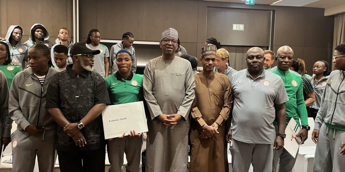 FG Presents Houses, $100,000 Cash Incentive To Super Falcons Players, Technical Team For Winning 2025 WAFCON